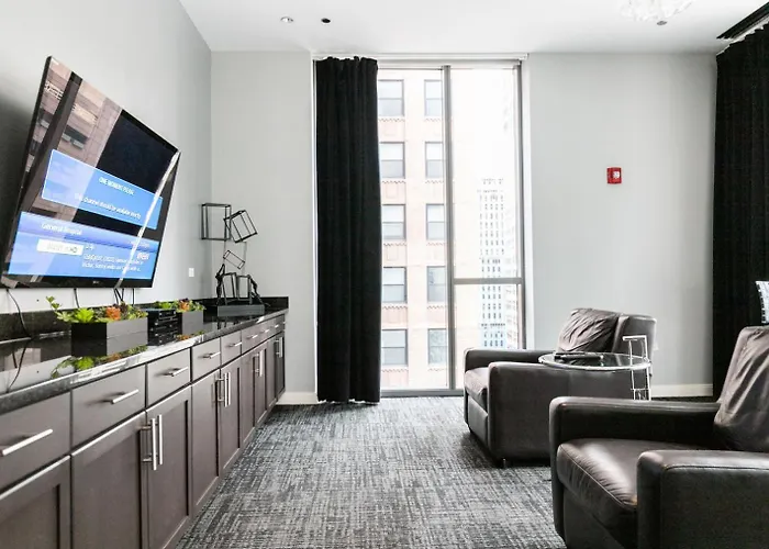 Апартаменты Loop W Pool Gym Nr Financial District Chi-267 *